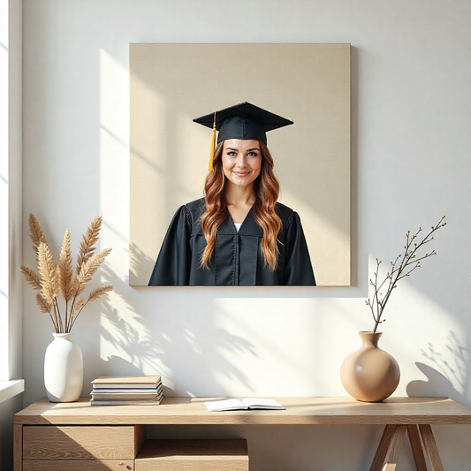 Personalized Graduation & Achievement Canvas