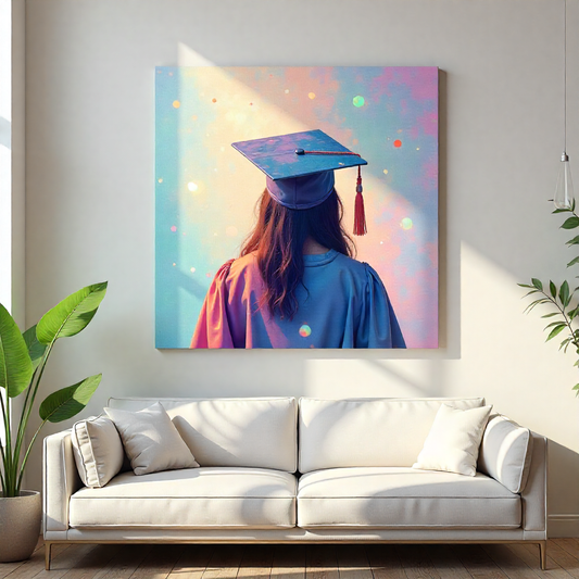 Personalized Graduation & Achievement Canvas