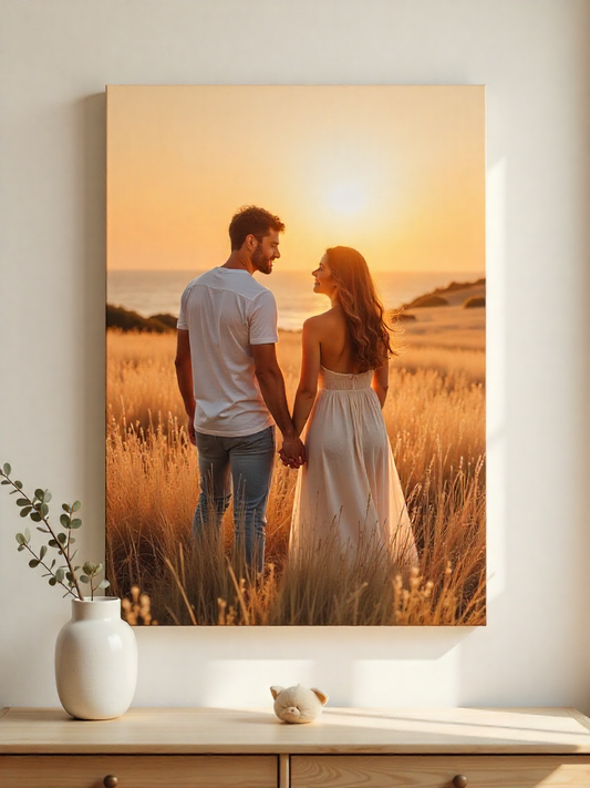 Personalized Couple Love Stories Canvas